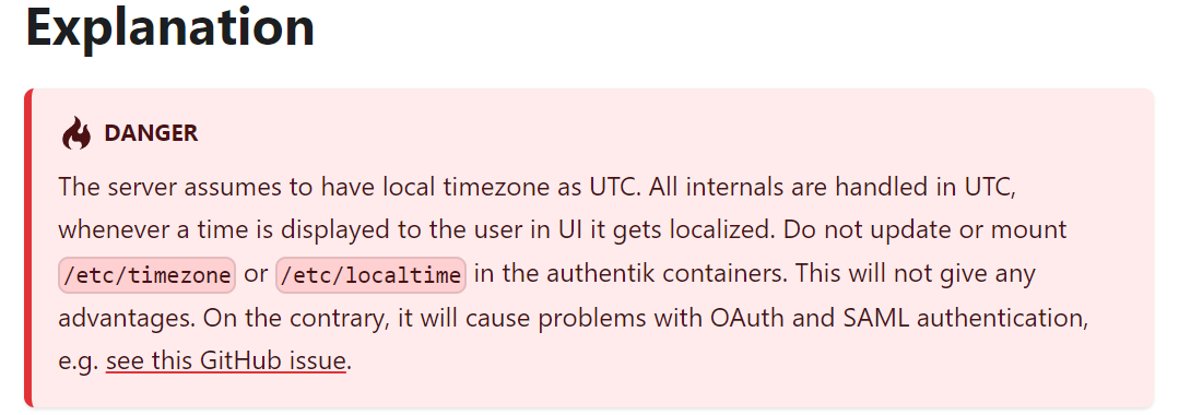 Warning about /etc/localtime