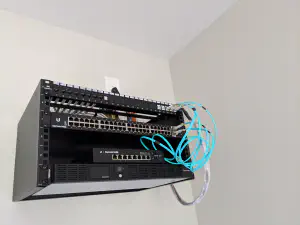 Install switches and handle fiber