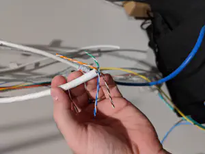 Prepping cables