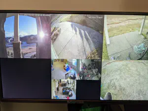 Security camera monitor